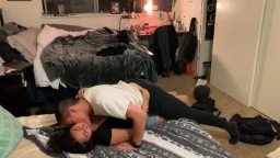 韓國留學生和外國男友在宿舍做愛自拍
